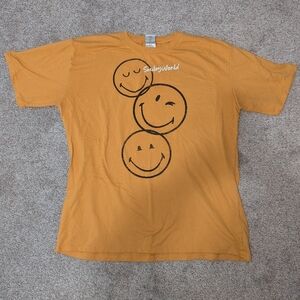 Smiley World Large/XLarge 60% Cotton, 40% Polyester Smiley Face T-shirt
